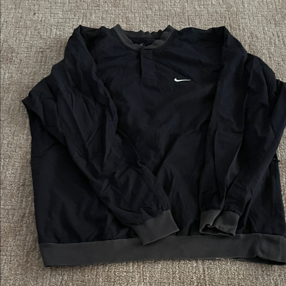 Nike Black and Gray Crewneck